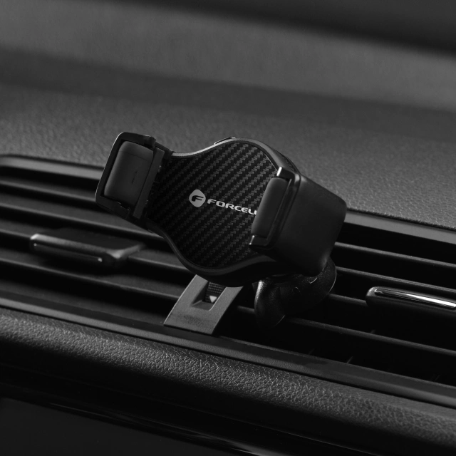 FORCELL F-GRIP Carbon H-CF509 Car Holder for Grille Black