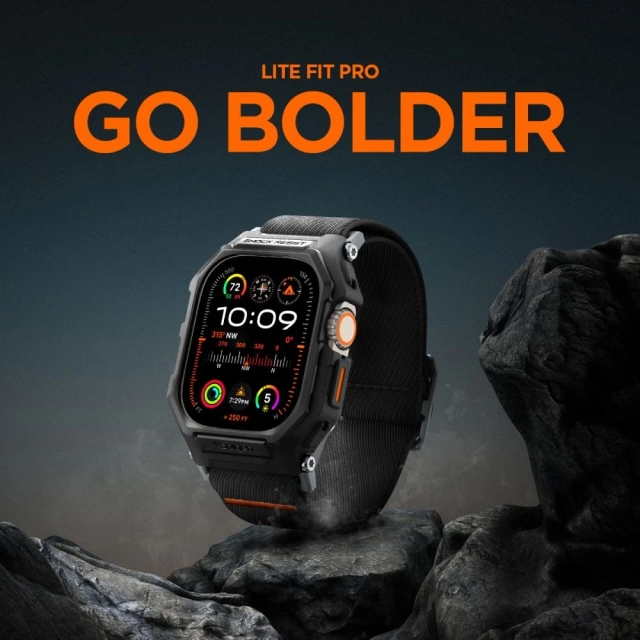 Pasek Spigen Lite Fit PRO для Apple Watch Ultra 1 / 2 (49 мм) Matte Black