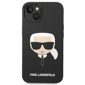 Чохол Etui Karl Lagerfeld KLHMP14MSLKHBK для iPhone 14 Plus 6,7" Silicone Karl`s Head Magsafe