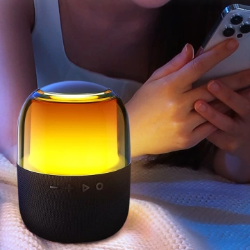 Joyroom bezdrôtový Bluetooth 5,3 RGB 8W reproduktor čierny (JR-ML05)