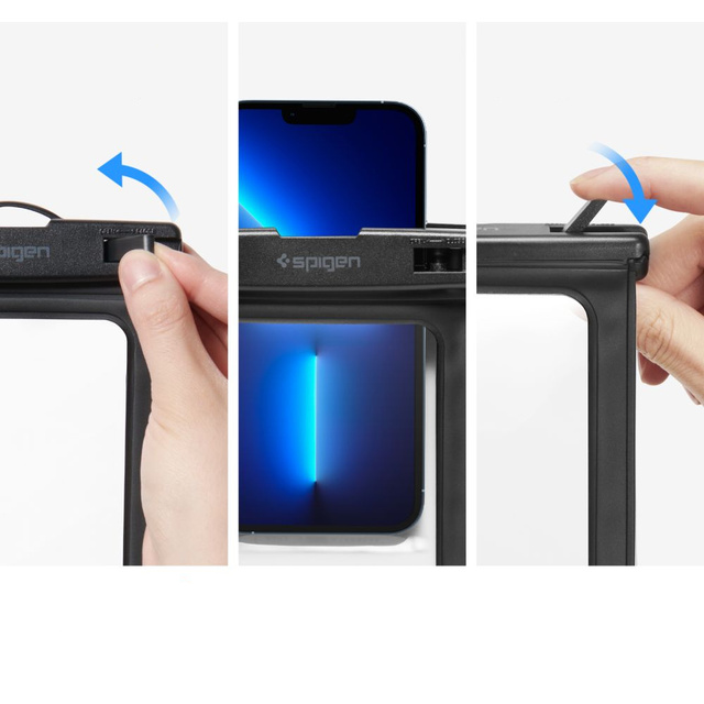 Univerzálne vodotesné puzdro pre 6,9 Spigen A601 IPX8 Black