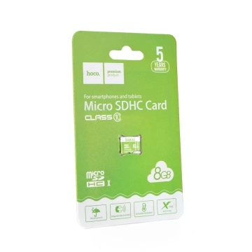 Карта пам'яті HOCO MicroSD 8 ГБ Клас 10 Швидке читання 75 МБ/с