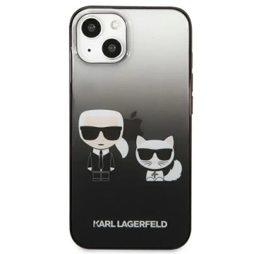 Karl Lagerfeld KLHCP13STGKCK iPhone 13 mini 5,4" pevný obal czarny/black Gradient Ikonik Karl