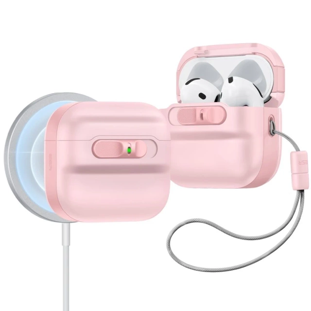 Etui ESR Pulse HaloLock MagSafe do AirPods 4 Różowe