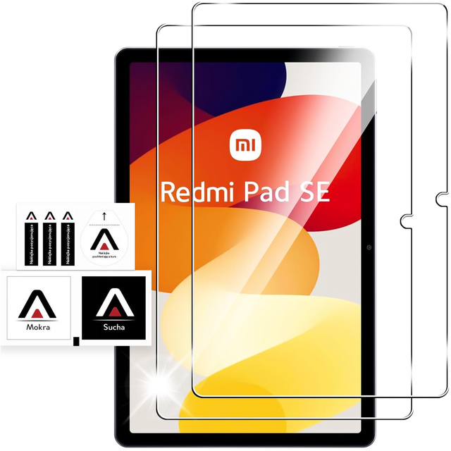 2x Tempered Glass for Xiaomi Redmi Pad SE 11.0” 2023 for Tablet Screen Alogy Screen Protector Pro 9H