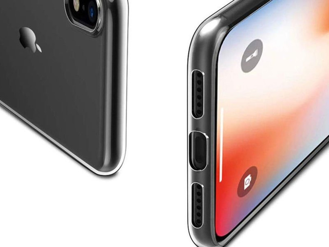Priehľadné silikónové puzdro pre Apple iPhone XS Max