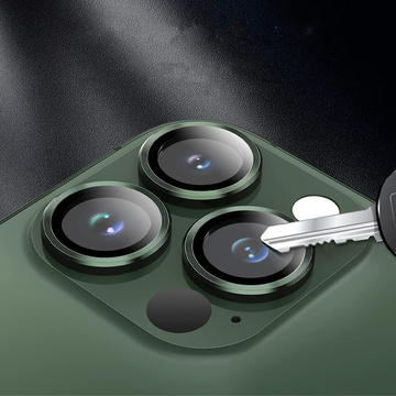 3mk Lens Protection Pro Ochranné sklo na objektiv telefonu pro Apple iPhone 13 Pro / 13 Pro Max Alphine Green