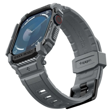 CASE WITH STRAP FOR APPLE WATCH 10 (46MM) DARK GREY SPIGEN RUGGED ARMOR PRO