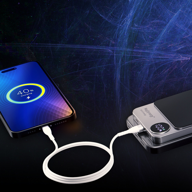 Powerbanka 10000 mAh MagSafe QI USB-C Lightning - 3mk MagSynergy