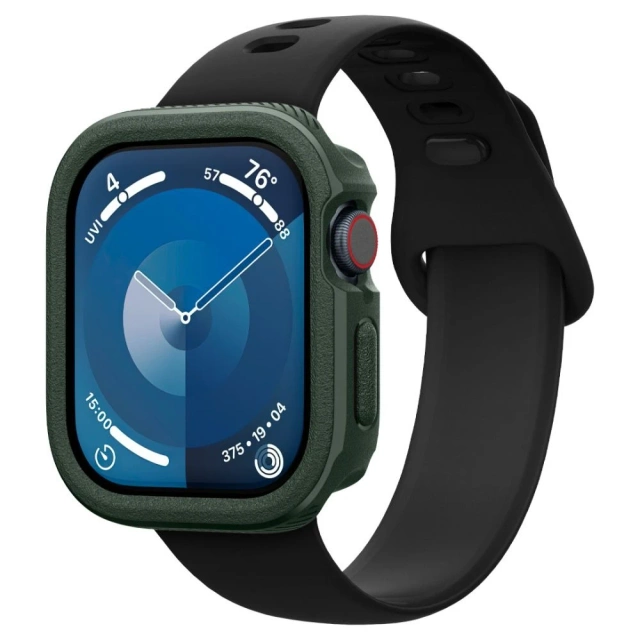 Pouzdro na Apple Watch 10 46mm Caseology Vault Midnight Green Zielona