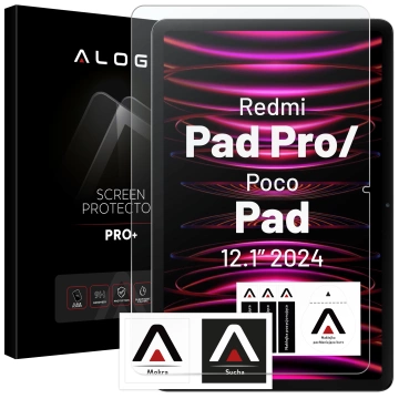 Загартоване скло для Redmi Pad Pro / Poco Pad 12.1" 2024 Alogy Heavy Pro ™️