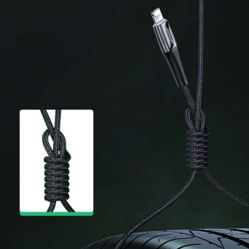 Joyroom kabel kabel USB Typ C - Lightning Power Delivery 20W 2,4A 1,2m černý (S-1224K2 červený)