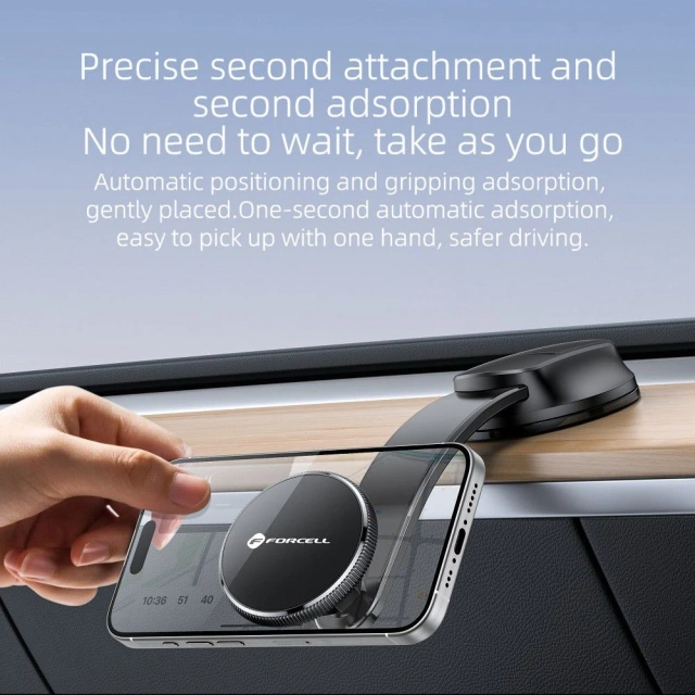 Autoladegerät MagFlex Magnetic MagSafe Schwarz