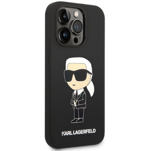 Чохол Karl Lagerfeld KLHMP14LSNIKBCK для iPhone 14 Pro 6.1" Hardcase Силікон Iconic Magsafe