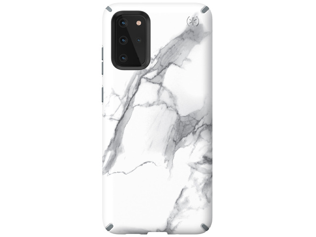 Speck Presidio Inked case for Samsung Galaxy S20 Plus Marble Matte Grey