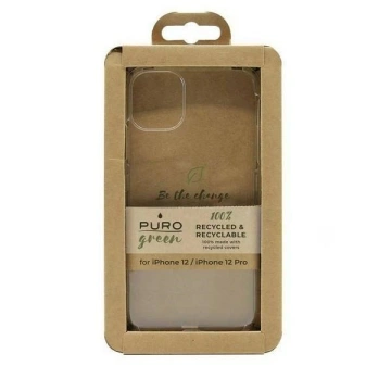 Etui на телефон Puro GreenRecycled ECO для iPhone 12/12 Pro прозорий