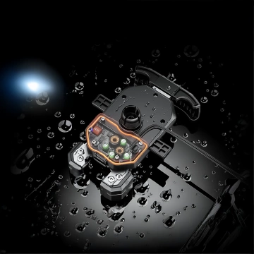 Držák na motorku KEWIG M11B pro telefon s QC 3.0 15W Qi nabíječkou černý