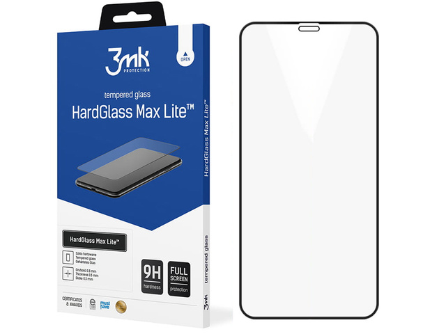Загартоване скло 3mk HardGlass Max Lite для iPhone 12/12 Pro Black