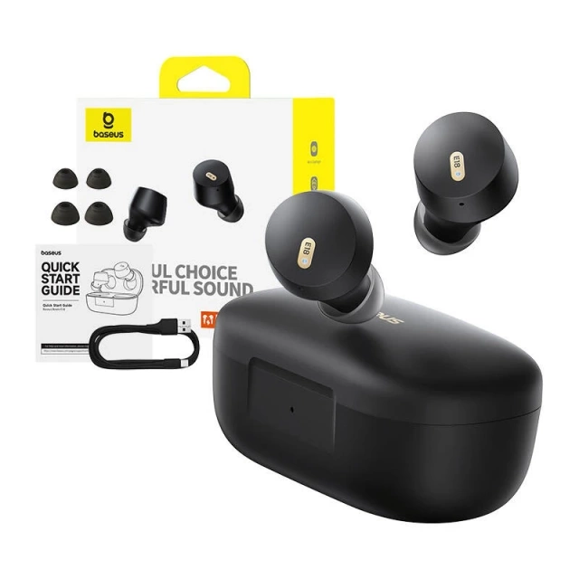 Baseus Bowie E18 Wireless TWS ENC IPX4 Earphones - Black