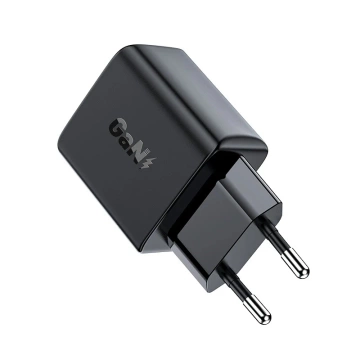 Acefast GaN 30W USB-C PD QC 3.0 Wall Charger Black Black