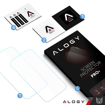 2x 9H tvrzené sklo pro Nothing Phone 2 Alogy PRO Screen Protector