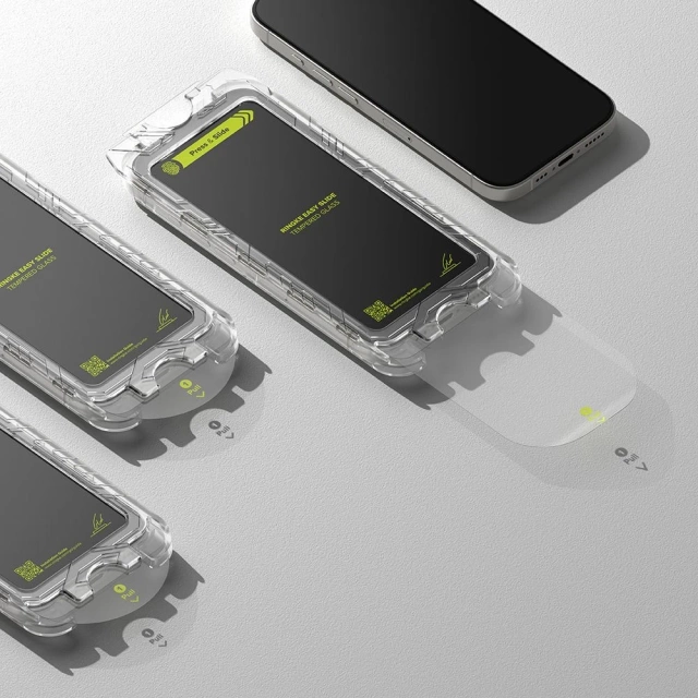 Ringke Easy Slide 2-Pack Privacy Glass iPhone 16 Pro Black