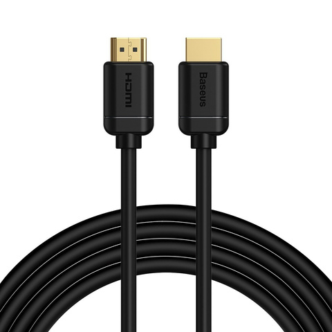 Kábel Baseus HDMI 2.0, 4K 60 Hz, 3D, HDR, 18 Gbps, 3 m (čierny)