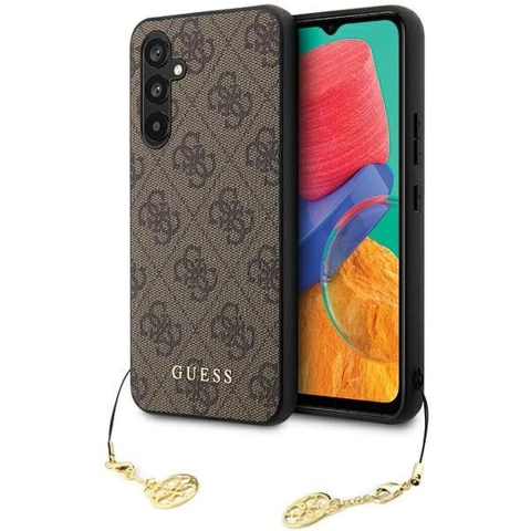 Original GUESS Hardcase GUHCS23FEGF4GBR Case for Samsung Galaxy S23 FE (4G Charm / brown)