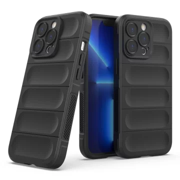 Чохол Magic Shield Case для iPhone 13 Pro Max гнучкий броньований чохол чорний