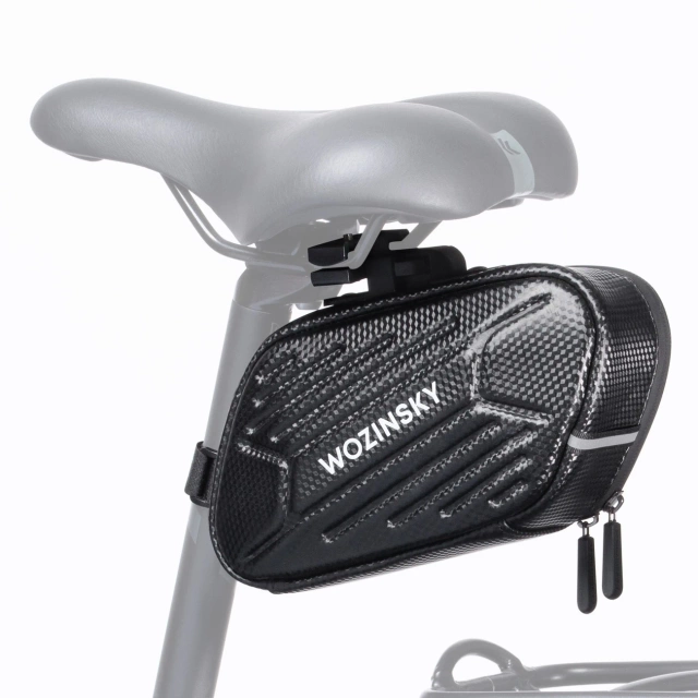 Wozinsky bicycle saddle bag waterproof 1.5 l black (WBB27BK)