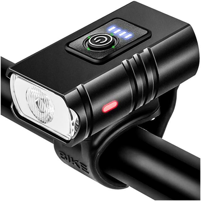 Передній велосипедний ліхтар водонепроникний Alogy LED light переднє освітлення для велосипедного керма 800lm