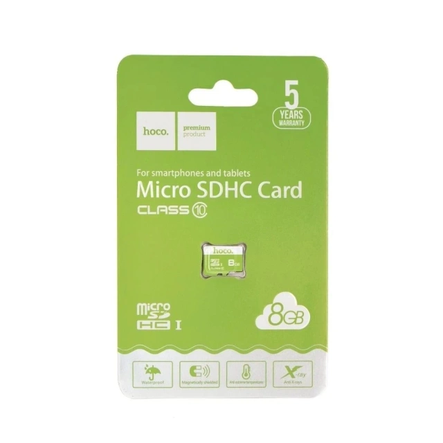 HOCO MicroSD Memory Card 8GB Class 10 Fast Read 75MB/s