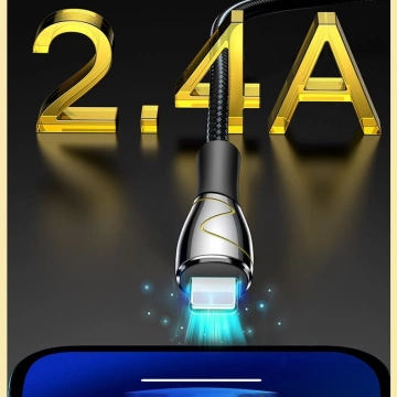 Joyroom Mermaid Serie Kabel USB - Lightning 2,4A 1,2m schwarz (S-1230K6)