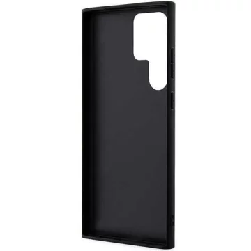 Karl Lagerfeld KLHCS23LSAKLHPK für Samsung Galaxy S23 Ultra S918 Hardcase czarny/black Saffiano Mono Metal Logo