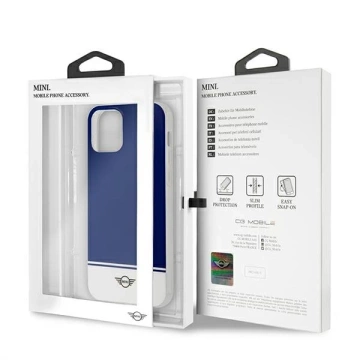 Stripe Collection hardcase phone case for iPhone 12/12 Pro navy/navy