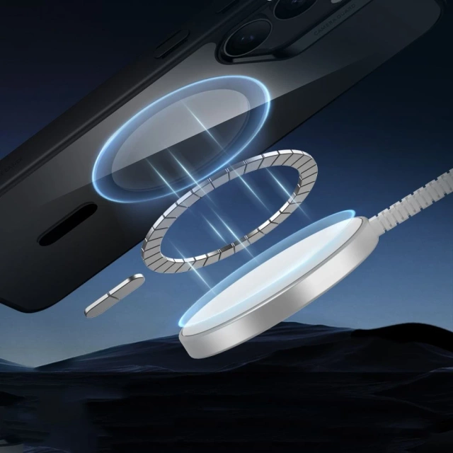 Kryt Samsung Galaxy S25 Plus ESR Classic Hybrid HaloLock MagSafe – čirý/černý