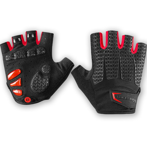 Fingerless cycling gloves M RockBros S169BR-M black