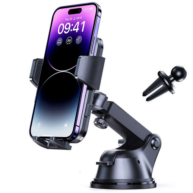 Alogy 2-in-1 car phone holder for windshield for dashboard grille Organizer