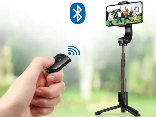 Selfie-Stick-Halterung Spigen S610W Gimbal-Stativ Schwarz