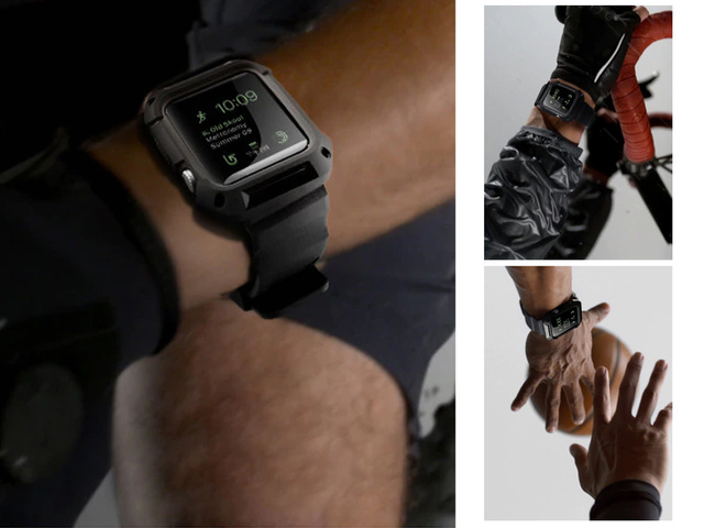 Etui ochronne Alogy z paskiem Armor Case do Apple Watch 4/5/6/SE 44mm