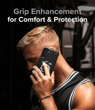 Ringke Onyx Design odolný TPU kryt pre Samsung Galaxy S22 (S22 Plus) čierny (X)