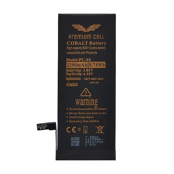 Батарея преміум-класу Cobalt для iPhone 6S 2290mAh 600 циклів зарядки/розрядки