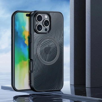 Чохол для iPhone 16 Pro Max Dux Ducis Aimo Mag з MagSafe – чорний