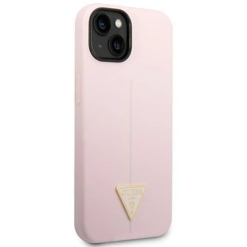 Etui Guess GUHCP14MSLTGU für Apple iPhone 14 Plus 6,7" fioletowy/lila Hardcase Silikondreieck