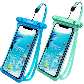 Case x2 waterproof Fonken waterproof universal IPX8 to 6.5 Green / Blue