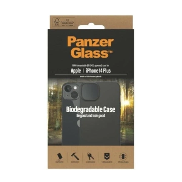 Biologicky odbúrateľné puzdro Etui PanzerGlass na iPhone 14 Plus 6,7" czarny/black 0419