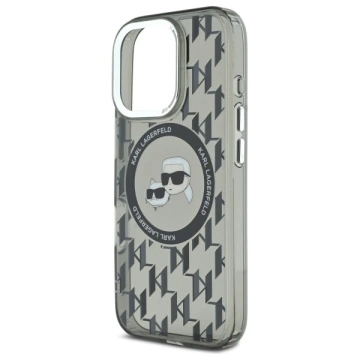 Kryt Karl Lagerfeld pre iPhone 16 Pro Max 6,9" čierny MagSafe IML Monogram Karl