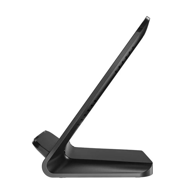 Inductive charger Qi Wireless Charger 15W phone stand Black