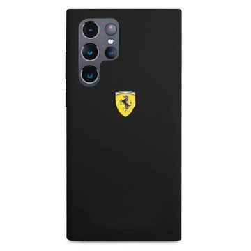 Ferrari Hardcase for Samsung Galaxy S22 Ultra black/black hardcase On Track Silicone