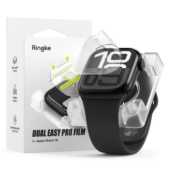 2x Folia ochronna na Apple Watch 10 46mm Ringke Dual Easy Pro 2er-Pack